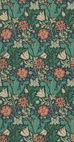 Compton Indigo/Russet Morris and Friends Wallpa
