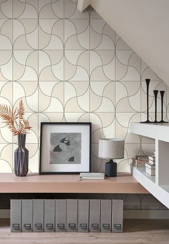 Casadeco - Virevolte Gris Plume Alchimie Cad