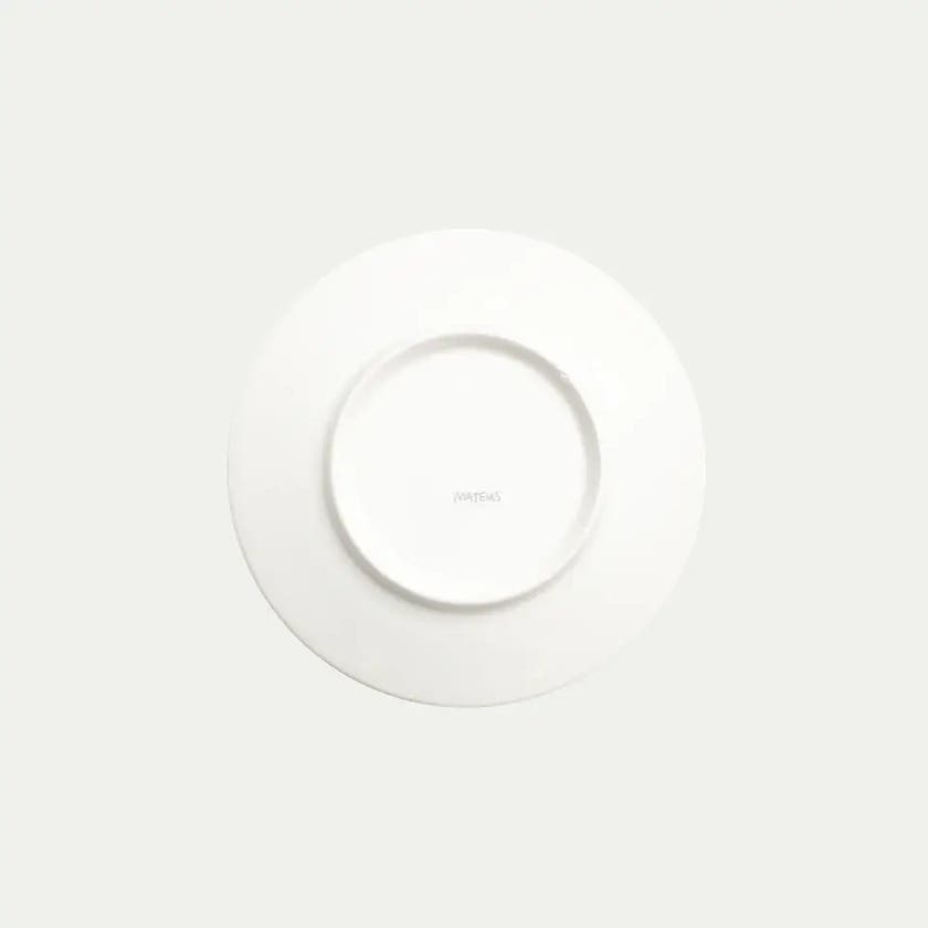 Flowers Tallrik Tulips 20 cm Vit