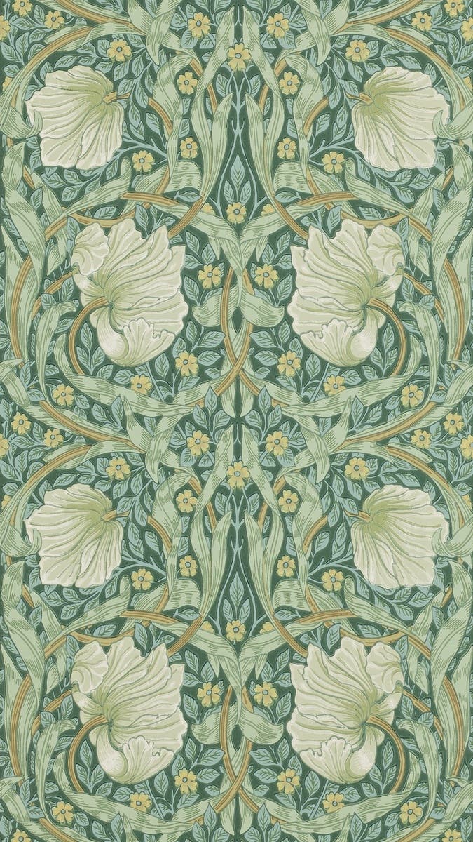 Pimpernel Privet/Slate The Craftsman Wallpapers