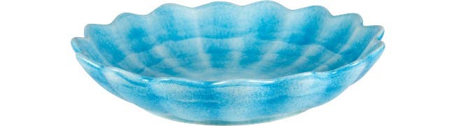 Oyster Skål 31cm Turkos