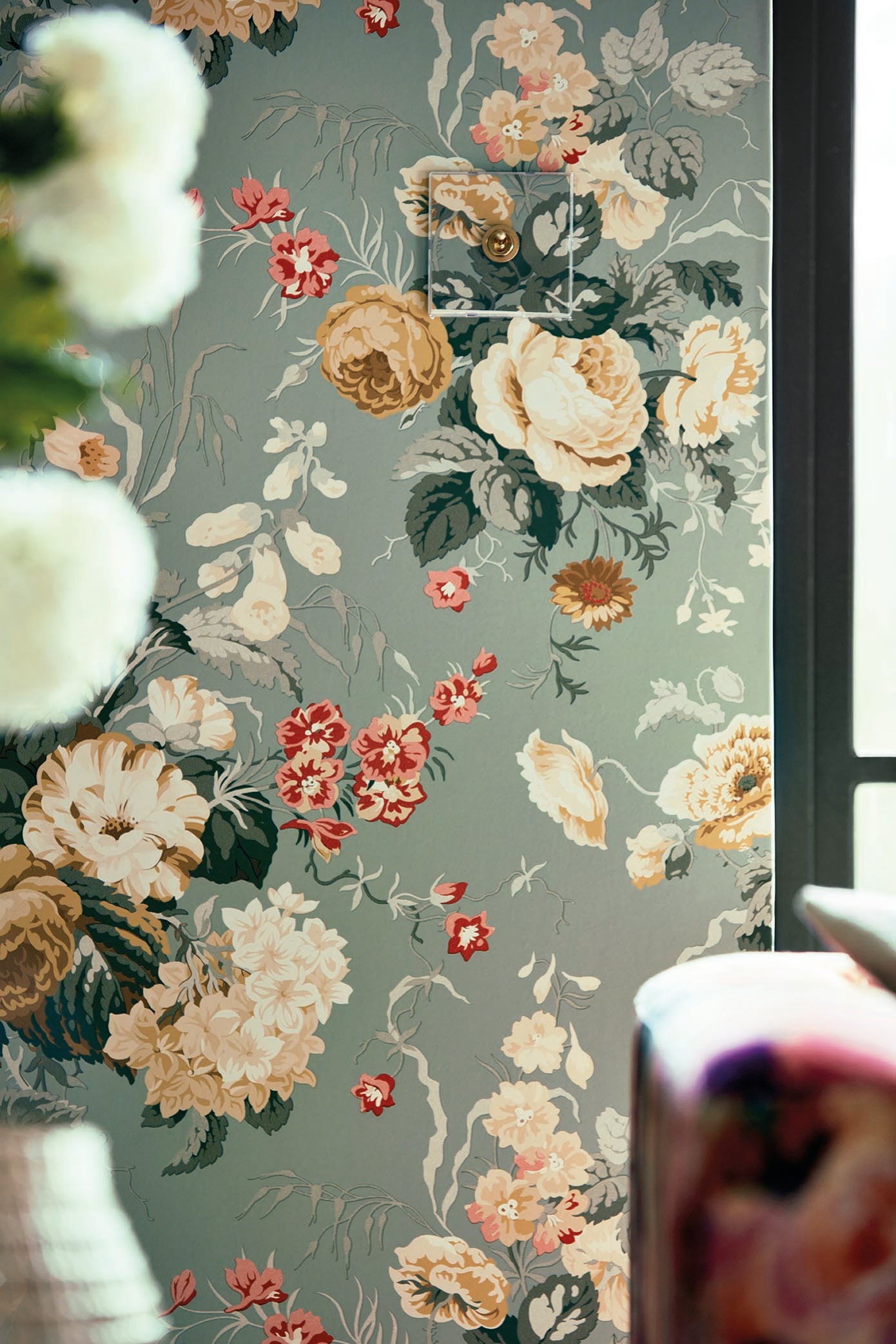 Sanderson - Stapleton Park Sage/Honey Sanderson One Sixty Wallp