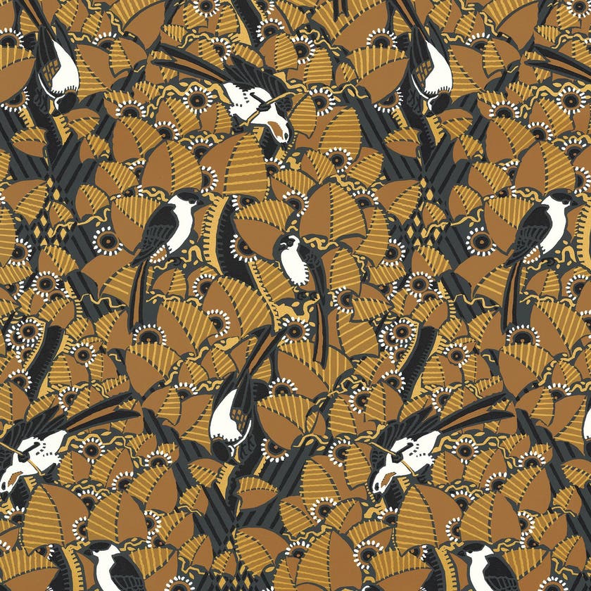 Casamance - Majoliques Ambre/Anthraci Printemps Viennois