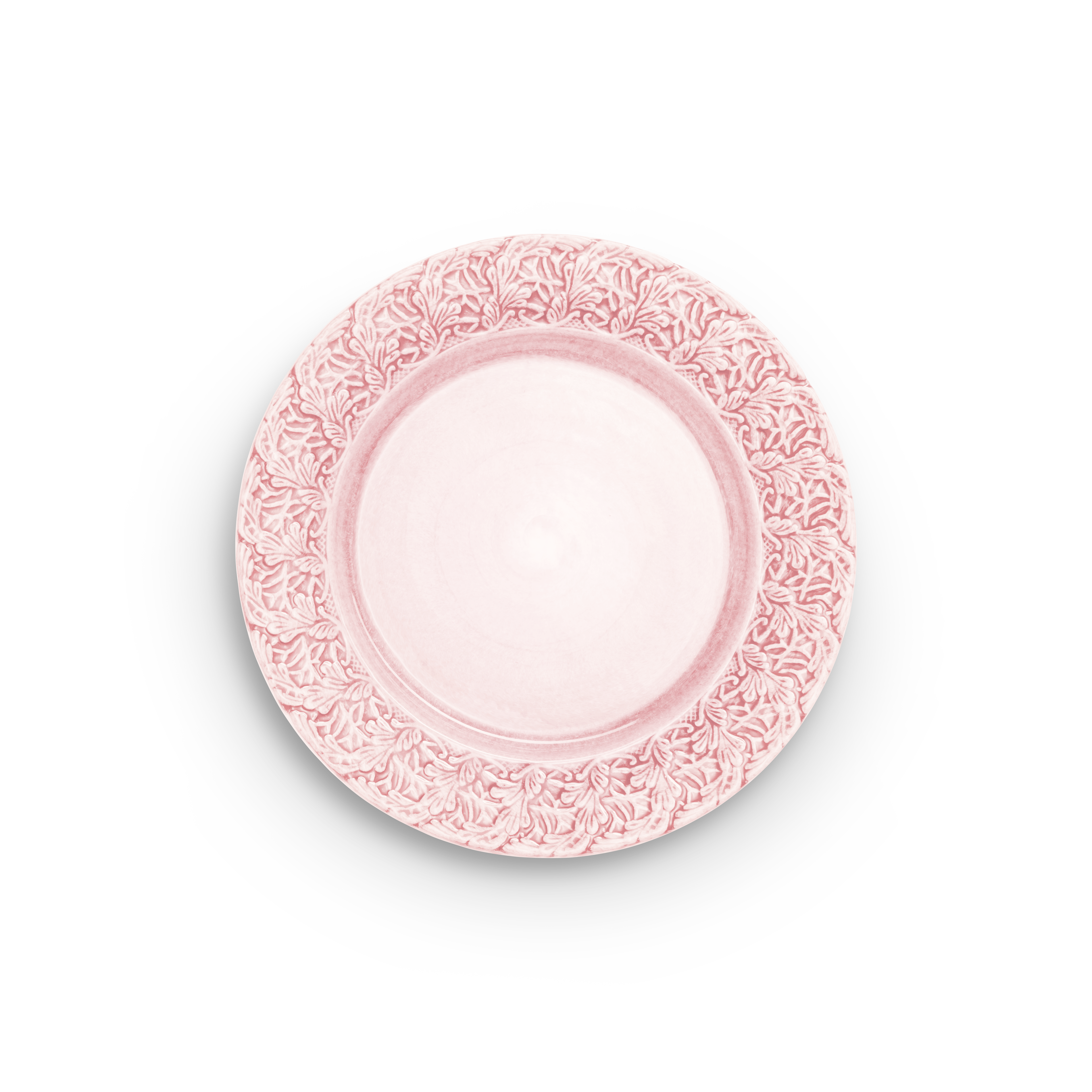 Lace Tallrik 25 cm Ljusrosa
