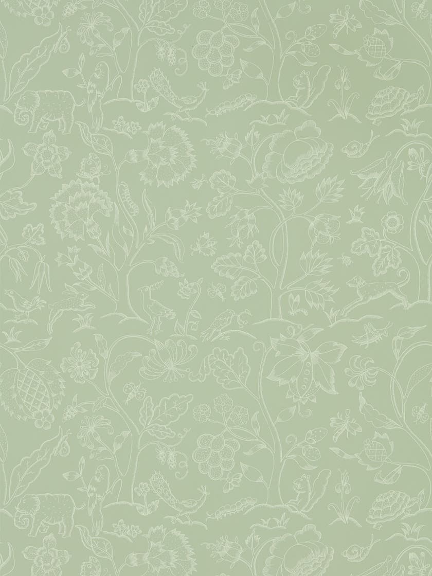 Morris & Co - Middlemore Sage Grey Melsetter Wallpapers