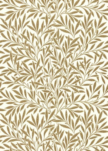 Morris & Co - Willow Cream/Brown Queen Square Wallpapers