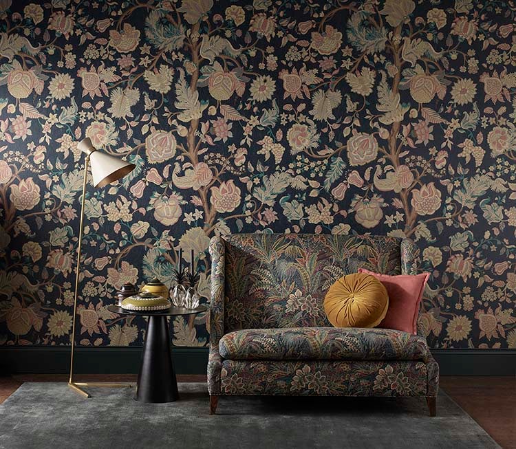 Liberty - Palampore Trail Pewter Blue