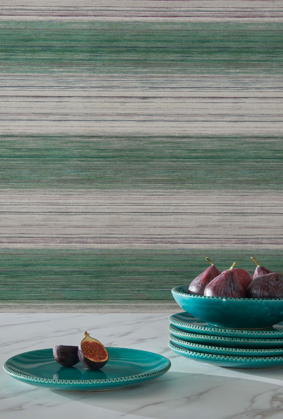 Osborne & Little - Kozo Stripe Kanoko Kozo Stripe Pepper