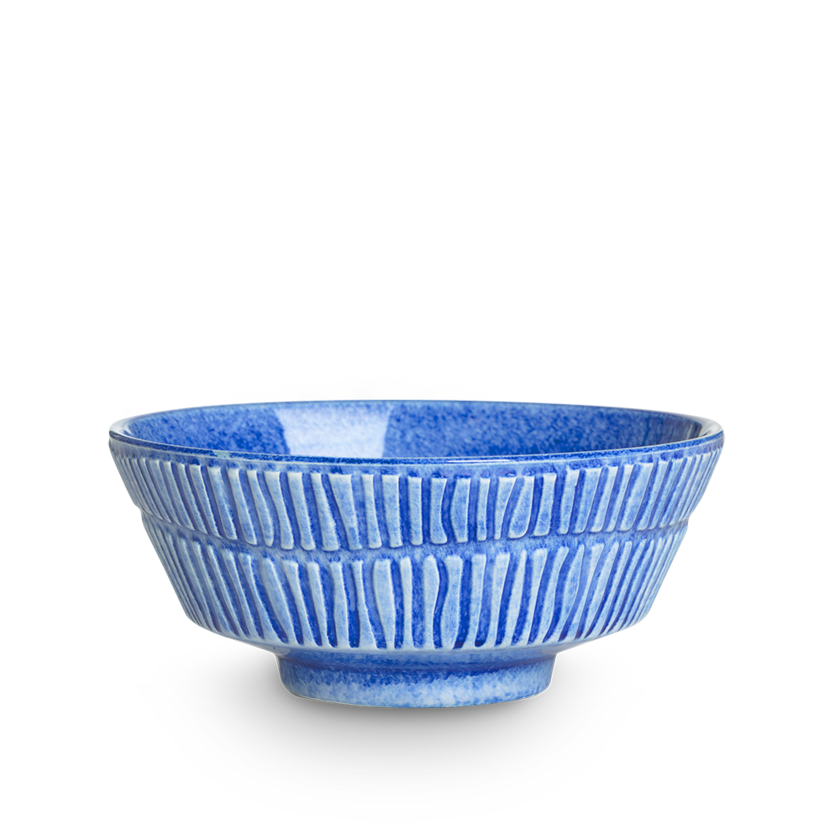 Stripes Skål 15x6 cmLjusblå