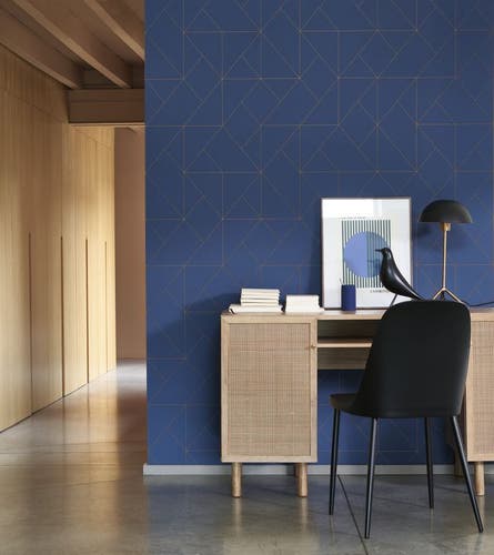 Casadeco - Subtilite Bleu Indigo Alchimie Cad