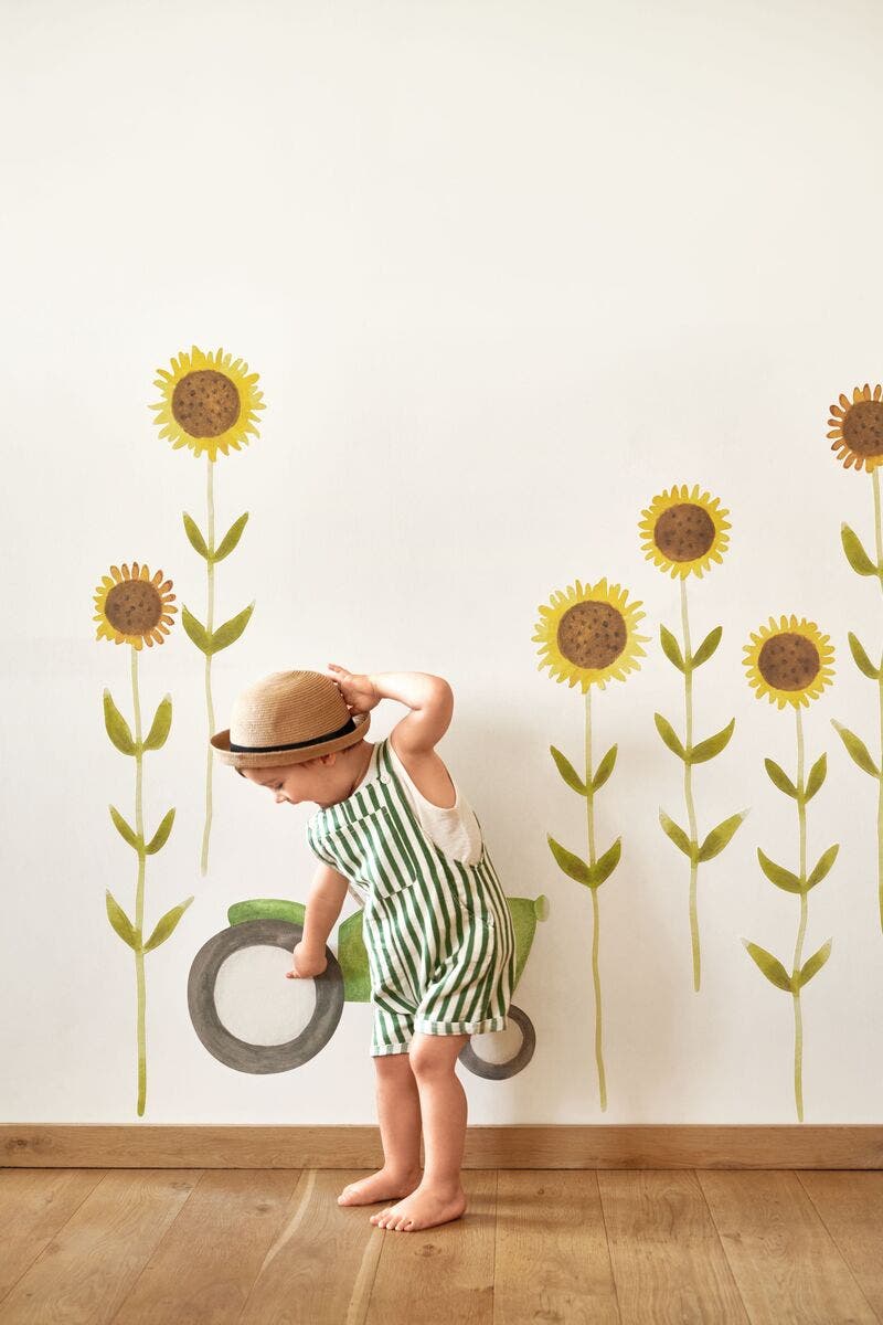 DECOR PRE-ENCOLLE SUNFLOW ONCE UPON A TIME