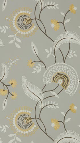 Sanderson - Hakimi Ash Grey Caspian Wallpapers