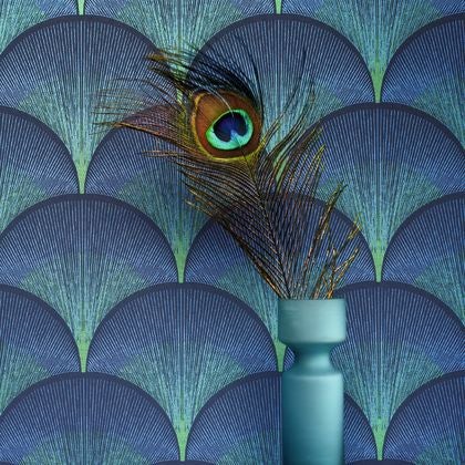 Casadeco - Broadway Bleu Indigo Twenties