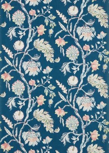 Zoffany - Copes Trail Como Blue Kensington Walk Wallpaper