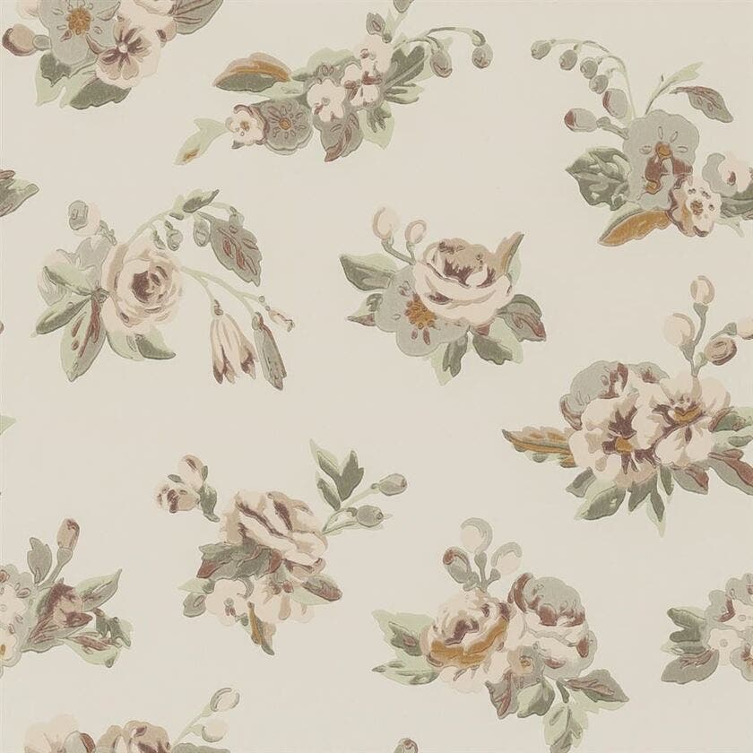 Craven Street Flower Heritage Wallpaper