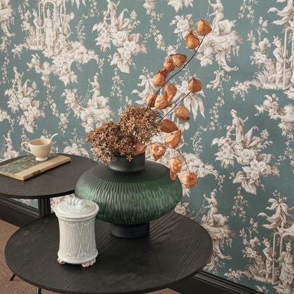 Casadeco - Palais De Chine Vert Emer Les Belles Toiles De Jouy