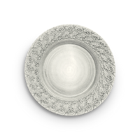 Lace Tallrik 32 cm Grå
