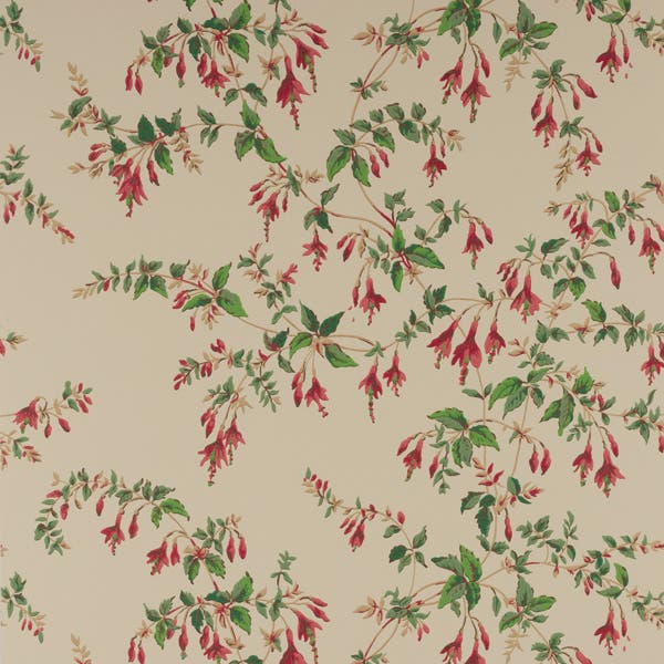 Colefax and Fowler - Fuchsia Red/Forest