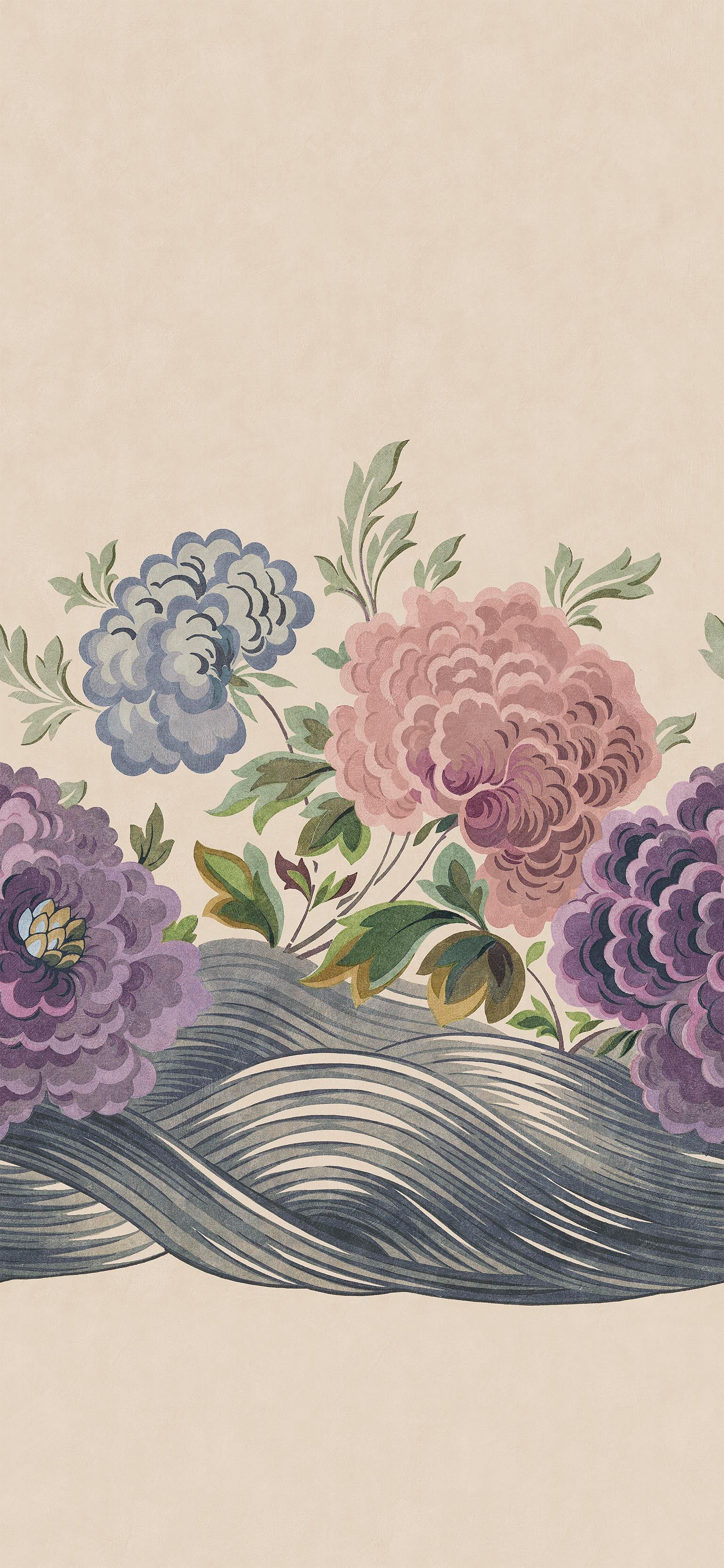 Boråstapeter - Wave of Flowers