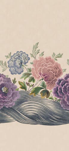 Boråstapeter - Wave of Flowers