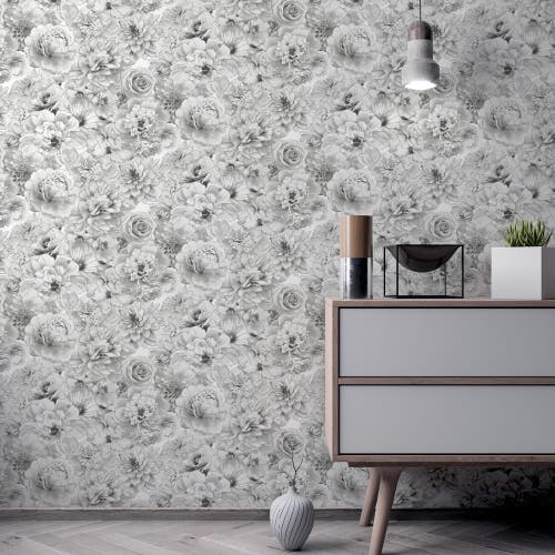 Glitter Bloom Silver