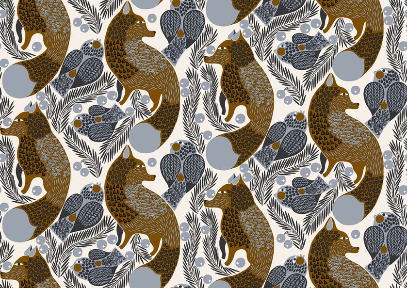 Midbec Tapeter - Ketunmarja Marimekko 6