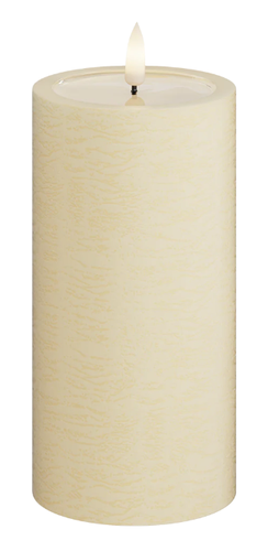 Blockljus LED Unique Cremevit