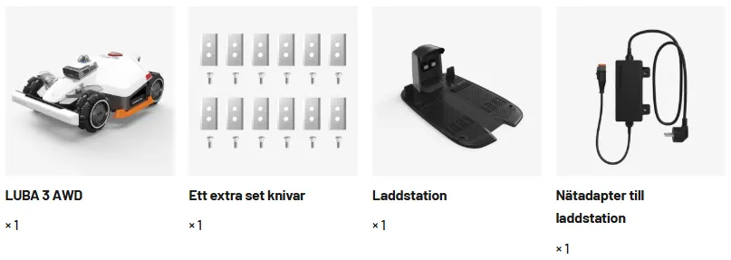 Robotgräsklippare LUBA 3 AWD 5000