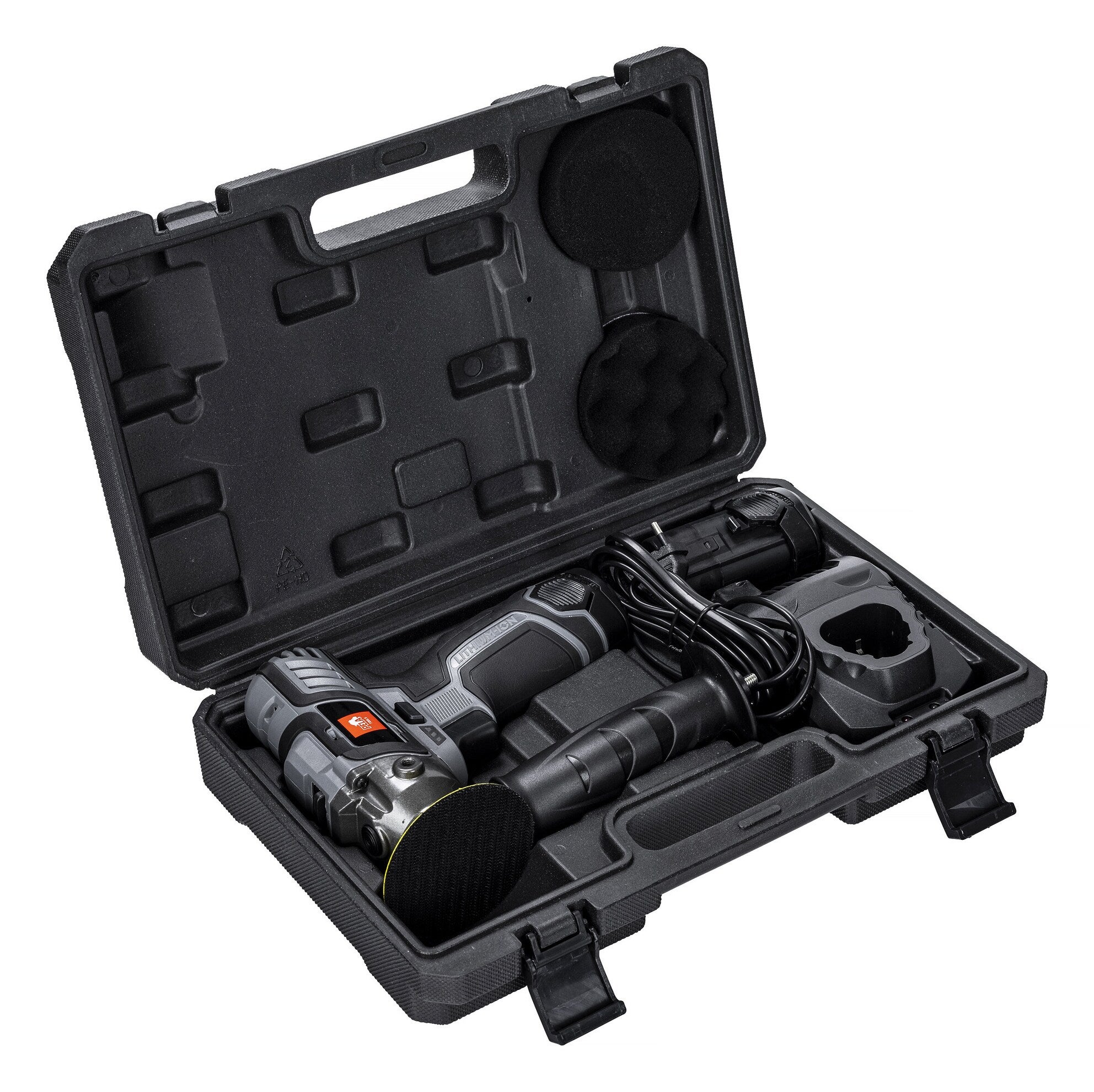 PELA Polermaskin 12V, inkl. 2 st batterier & laddare