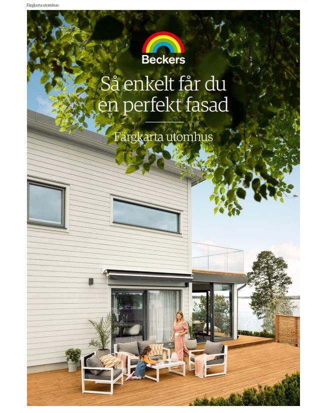 Färgkarta Så enkelt får du en perfekt fasad