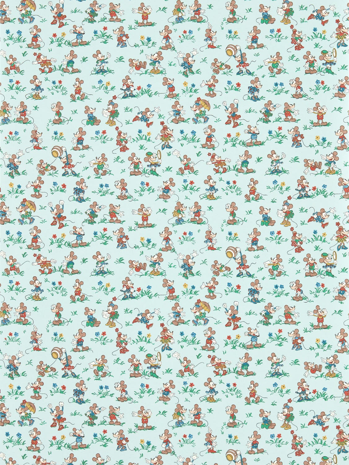 Sanderson - Mickey & Minnie Bonbon Bl Disney Home X Sanderson W