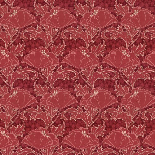 Lim & Handtryck - Berlin - Röd/Guld x101-30