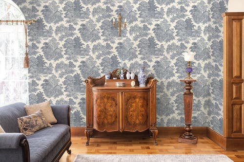 Intrade - Blenheim Blue Tales of the Manor Tapet