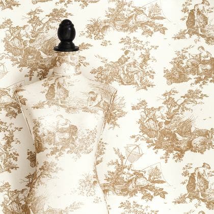 Casadeco - Scene D'Été Camel Les Belles Toiles De Jouy