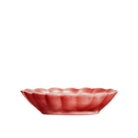 Oyster Skål 23x18 cm Röd