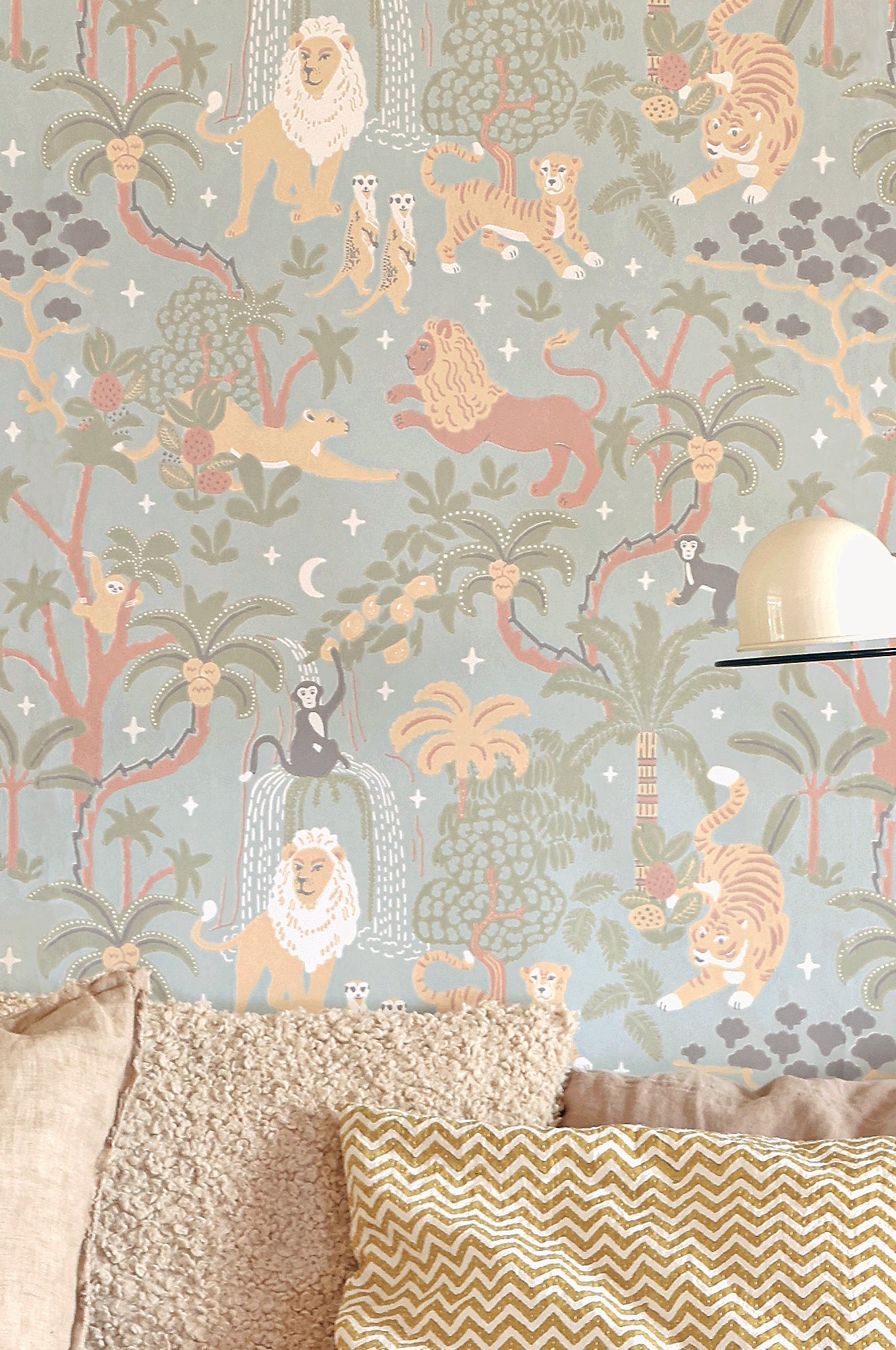 Majvillan - Jungle Glow Tropical Blue