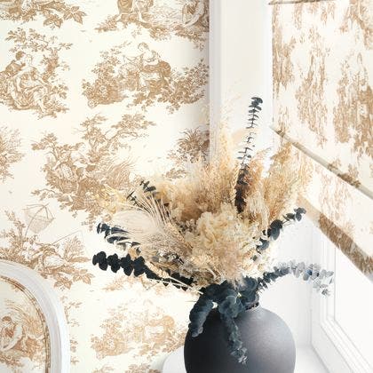 Casadeco - Scene D'Été Camel Les Belles Toiles De Jouy