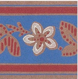 Lim & Handtryck - Svarta raden - Kvist/blå B19-40