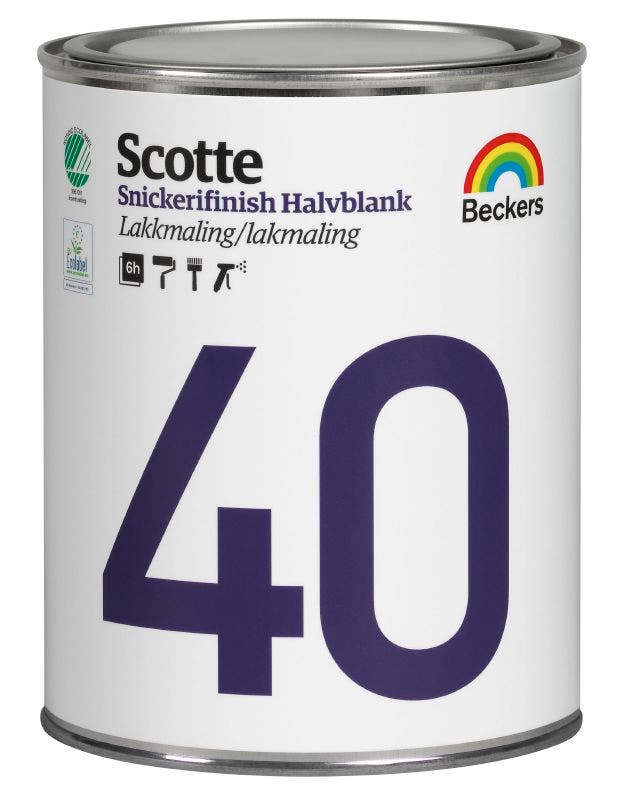 Scotte 40 Snickerifinish 1 L Vit