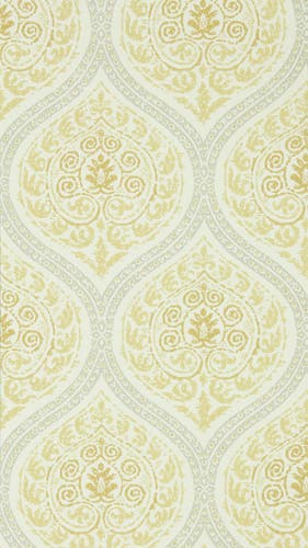 Sanderson - Madurai Lemon Caspian Wallpapers