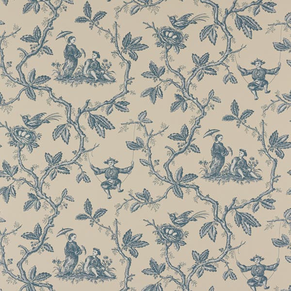 Colefax and Fowler - Toile Chinoise Blue