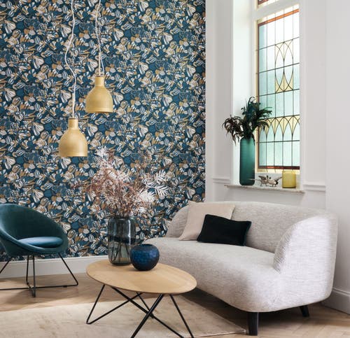 Casadeco - 1930 Tulipe Bleu / Or 1930