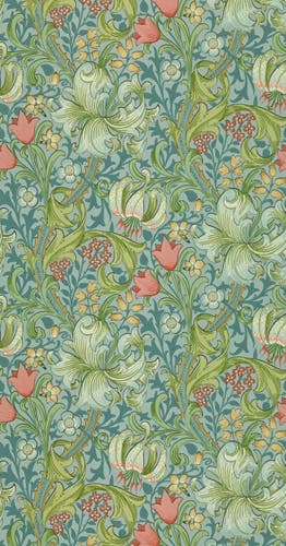 Morris & Co - Golden Lily Mineral Morris and Friends Wallpa