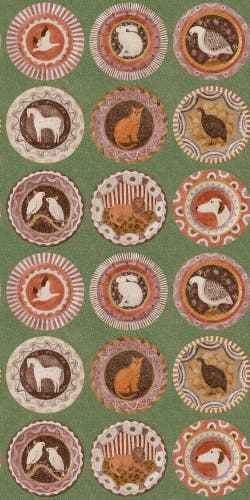 GP&J Baker - Baker X Kit Kemp Robina's Dinner Party Green BW45126.3.0