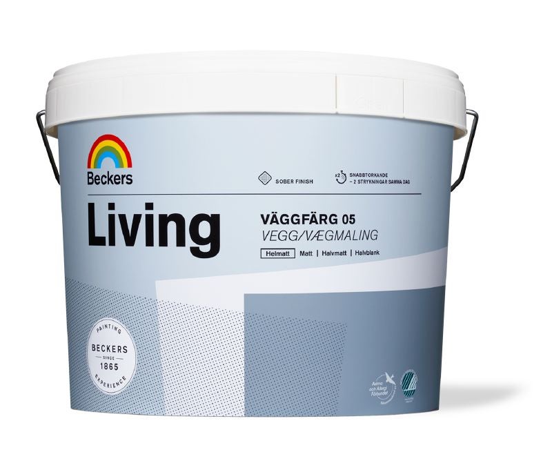 Living Väggfärg 05 1 L Vit