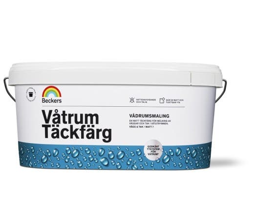 Våtrum Täckfärg 4 L Vit