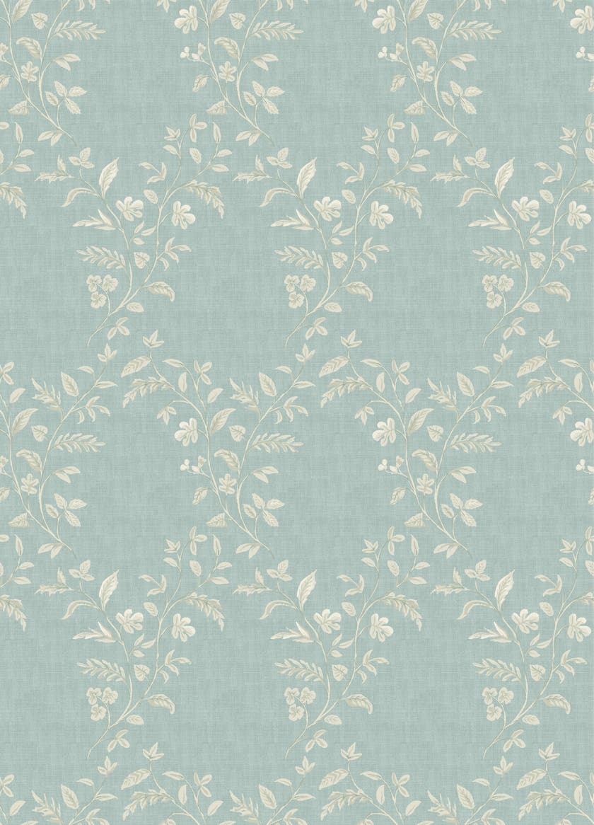 Nina Campbell - Hollingbourne Trellis Aqua