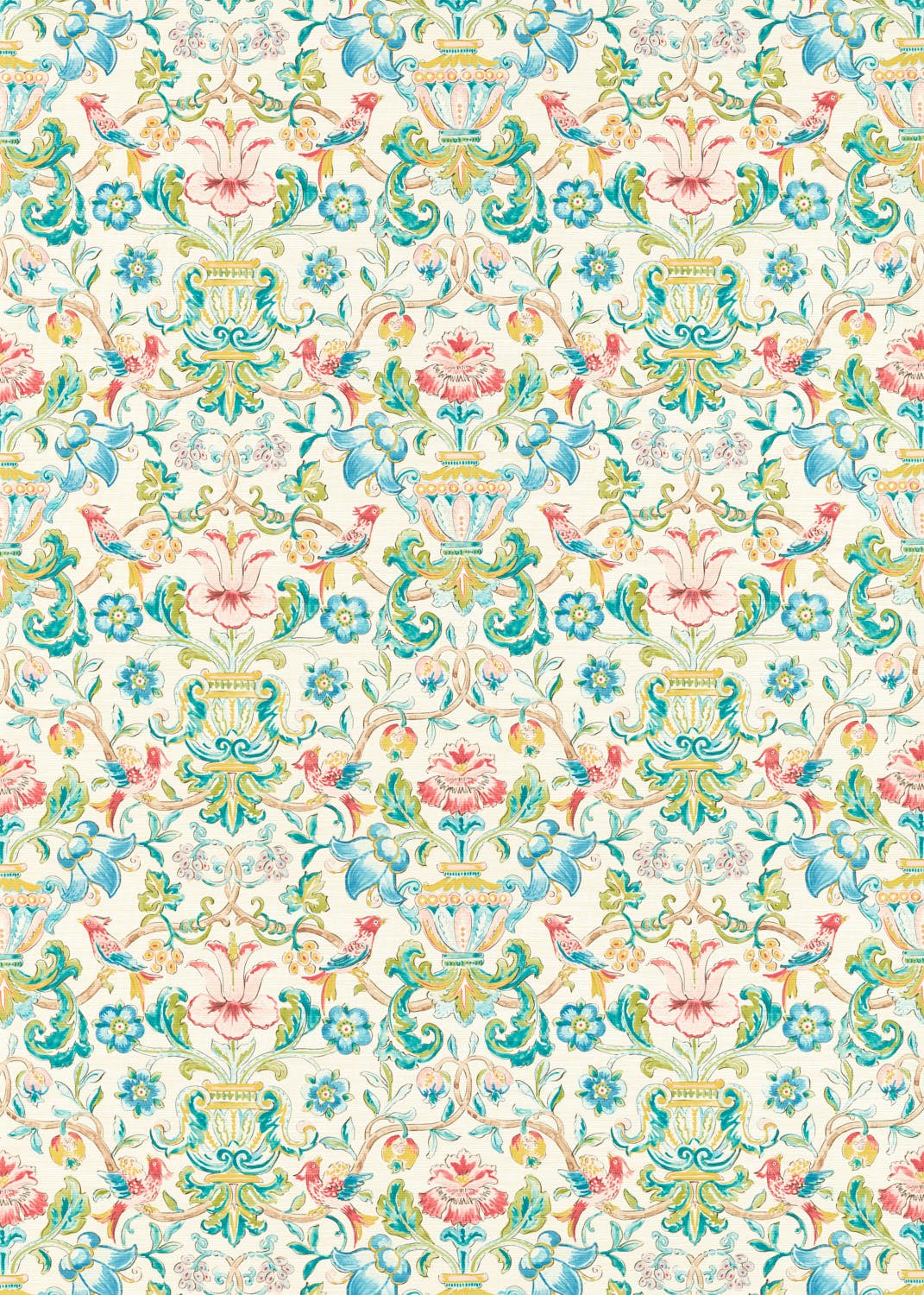 Zoffany - Pompadour Print Multi Cotswolds Manor Wallpaper