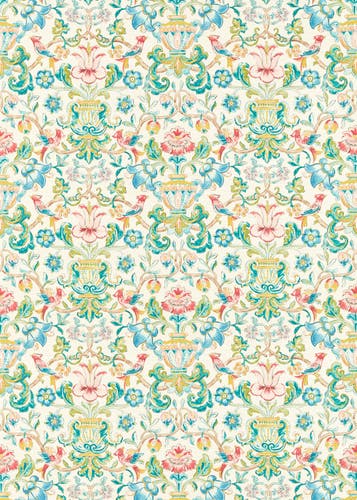 Zoffany - Pompadour Print Multi Cotswolds Manor Wallpaper