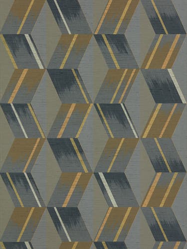 Zoffany - Rhombi Anthracite Rhombi Wallcoverings